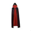 Gothic Hooded Cloak for Halloween Costume - Men's Reversible Robe Cape