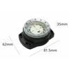 50M Underwater Diving Compass Luminous Dive Wrist Compass Waterproof Navigation Tool with Elastic