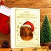 Dachshund Christmas Advent Calendar 2025 24 Days Countdown Acrylic Dachshund Ornaments Cute Dog Lovers Holiday Decor Keepsakes