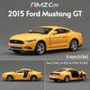 Ford Mustang GT 2015 Симуляция суперкара Литые и игрушечные транспортные средства Инерционный механизм и открывающиеся двери RMZ city 1:36 Коллекционная модель автомобиля из сплава