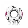 Pandora 790065c05 October Birthstone Pink Eternity Circle Silver Charm