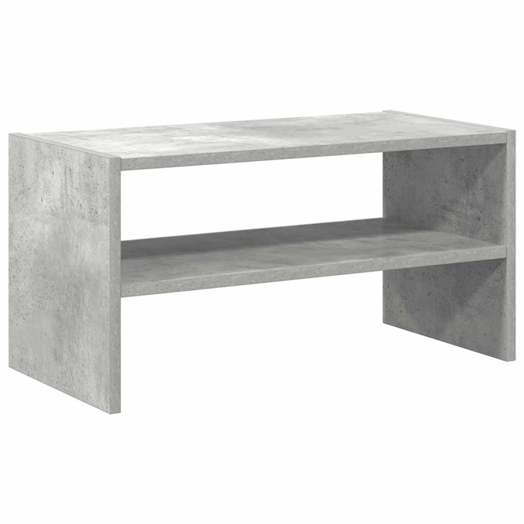 Stackable Shoe Rack Concrete Grey 60 x 30 x 30.5 cm