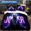 3PCS Clown Printed Bedding Set For Bedroom dormitory,  Includes 1 Duvet Cover & 2 Pillowcases for All Seasons Home Decor Fan gifts