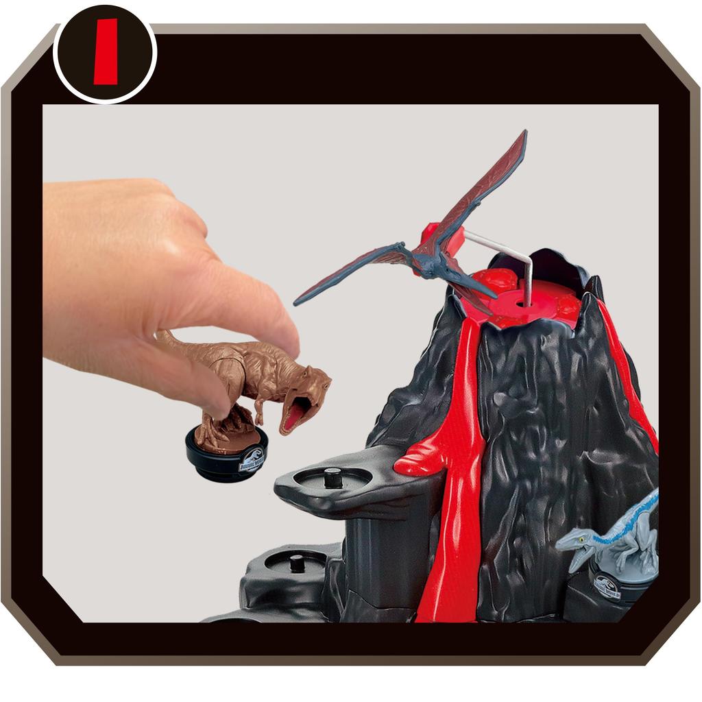 EPOCH Jurassic World Great Flying Volcano Game Сертификация ST Mark Игрушка-динозавр для детей от 4 лет Номер EPOCH (МИР ЮРСКОГО ПЕРИОДА) Извержение!