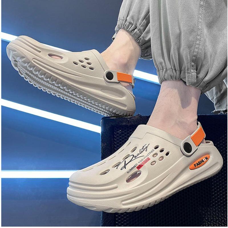 Cave Shoes for Men,indoor Eva Tread Shit Feeling Sandals,two Wear Sandals Slippers,outdoor Beach Shoes,men Slippers