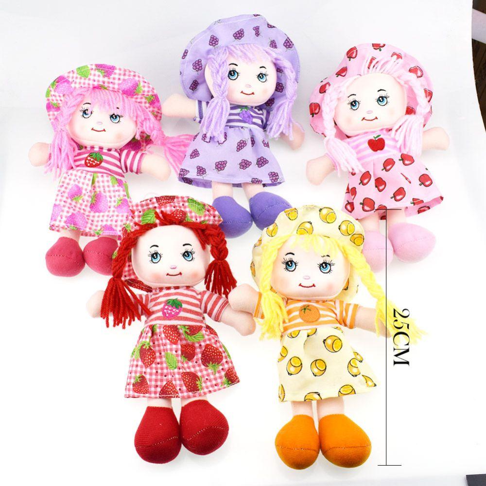 Fruit Skirt Hat Stuffed Toys Cartoon Girls Birthday Christmas Gifts Hig Quality Rag Dolls