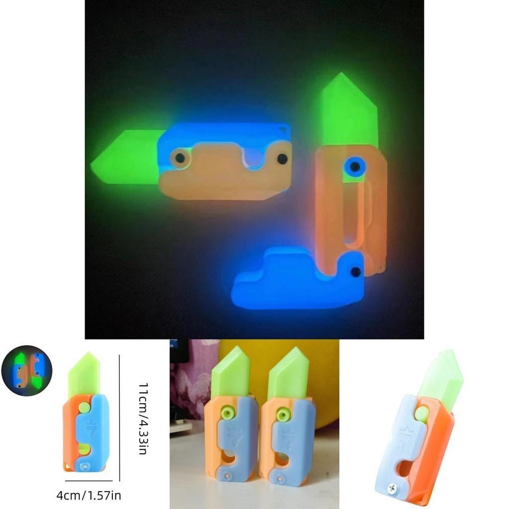 Светящийся в темноте нож-морковка Идеально подходит для ночного веселья и игр Новый выпуск!