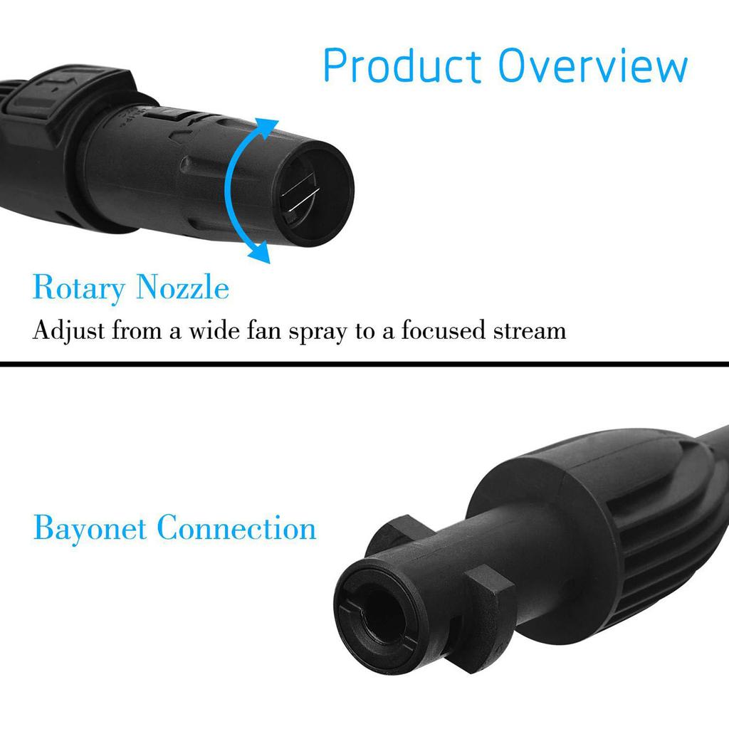Машина для очистки под высоким давлением Стержень для распыления воды серии Kaichi K подходит для вращающейся водяной насадки с адаптером