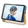 Wifi Digital Photo Frame 16GB Touch Panel Playback Remote Transfer Sharing Wood Grain Metal Stand Good Stability Compatible with SD Memory