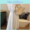 Цветочное платье с длинным рукавом и вышивкой для отпуска и повседневной носки