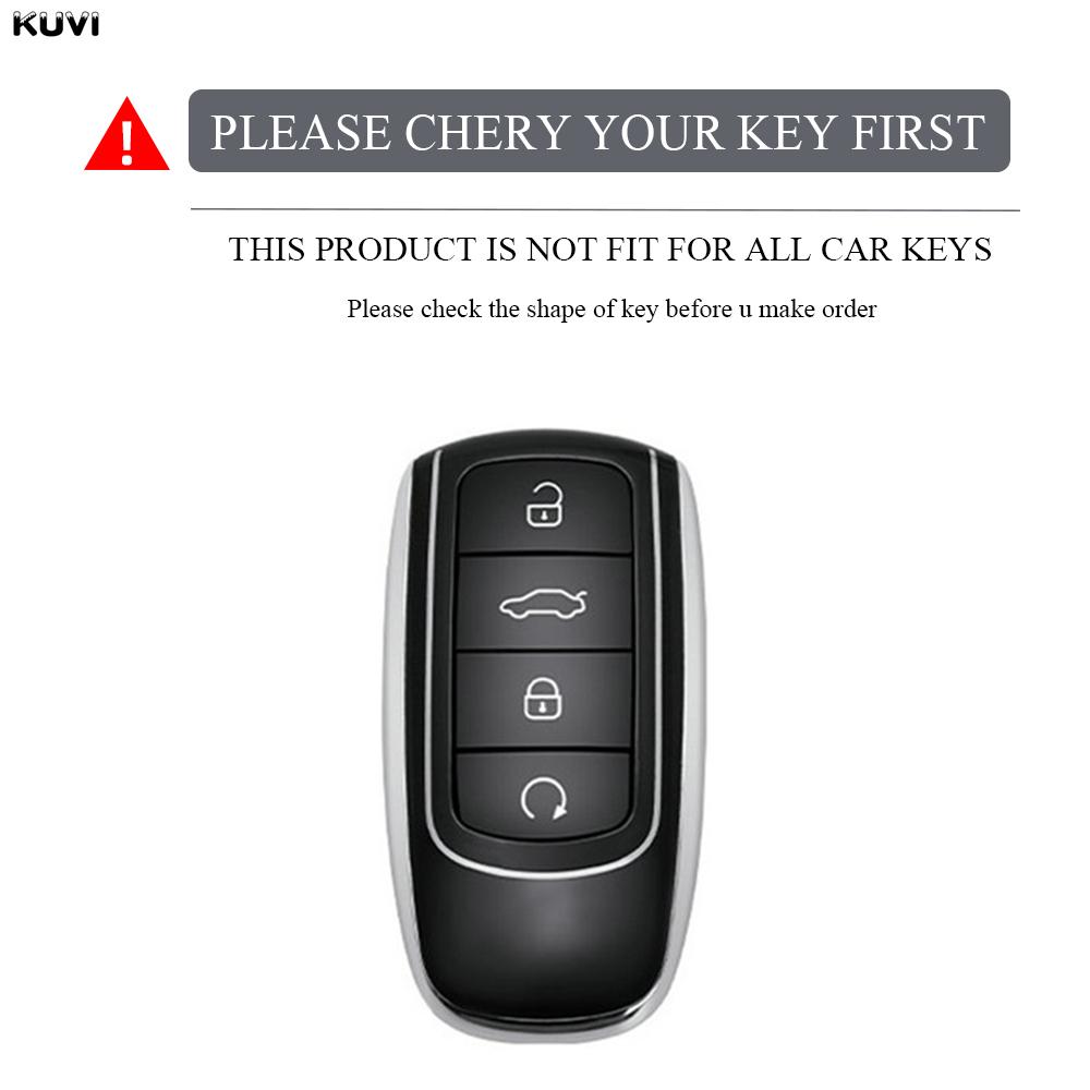 Розовый ТПУ чехол-брелок для автомобильного ключа Chery Tiggo 8 Pro Tiggo 8plus New 5 Plus 7pro Omoda 5 Защитный корпус для брелока Аксессуары