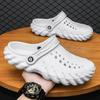 Slippers Men's Summer Baotou Hole Sandals Men's Stepping On Shit Feeling Outside Wear Non-slip Sports Beach Casual Sandals Dual-purpose
