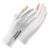 Women's Sunscreen Gloves Summer Outdoor Cycling Sports Driving Thin Ice Silk Sunshade Breathable Two-finger Fishing Gloves