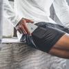 Мужские шорты для спортзала, фитнеса, бодибилдинга, бега, спортивные, повседневные брюки с надежными карманами для повышенного удобства