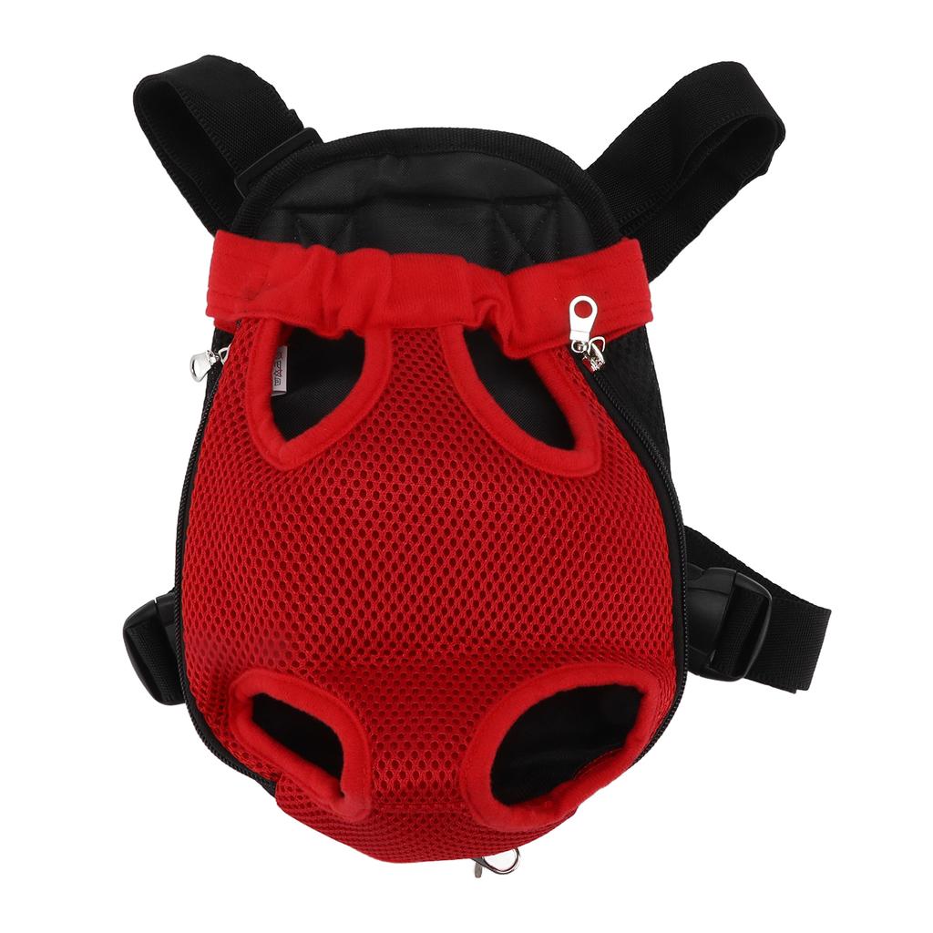 Pet Chest Backpack Breathable Portable Pet Front Cat Dog Carrier Backpack for Hiking Travel Bike Motorcycle