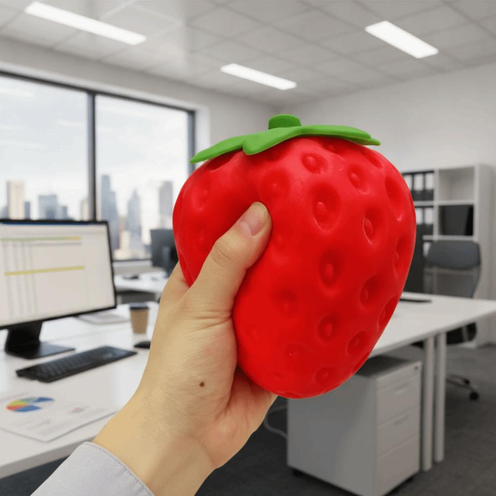 Strawberry Strawberry Squeeze Toy Fruit Ball Fruit Squeeze Toy  Kids Gift