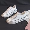 Парусиновые туфли с загнутым каблуком, повседневные спортивные туфли на шнуровке с низким верхом, модные туфли для девушек, маленькие белые туфли для студентов, дышащая обувь, обувь для сноуборда
