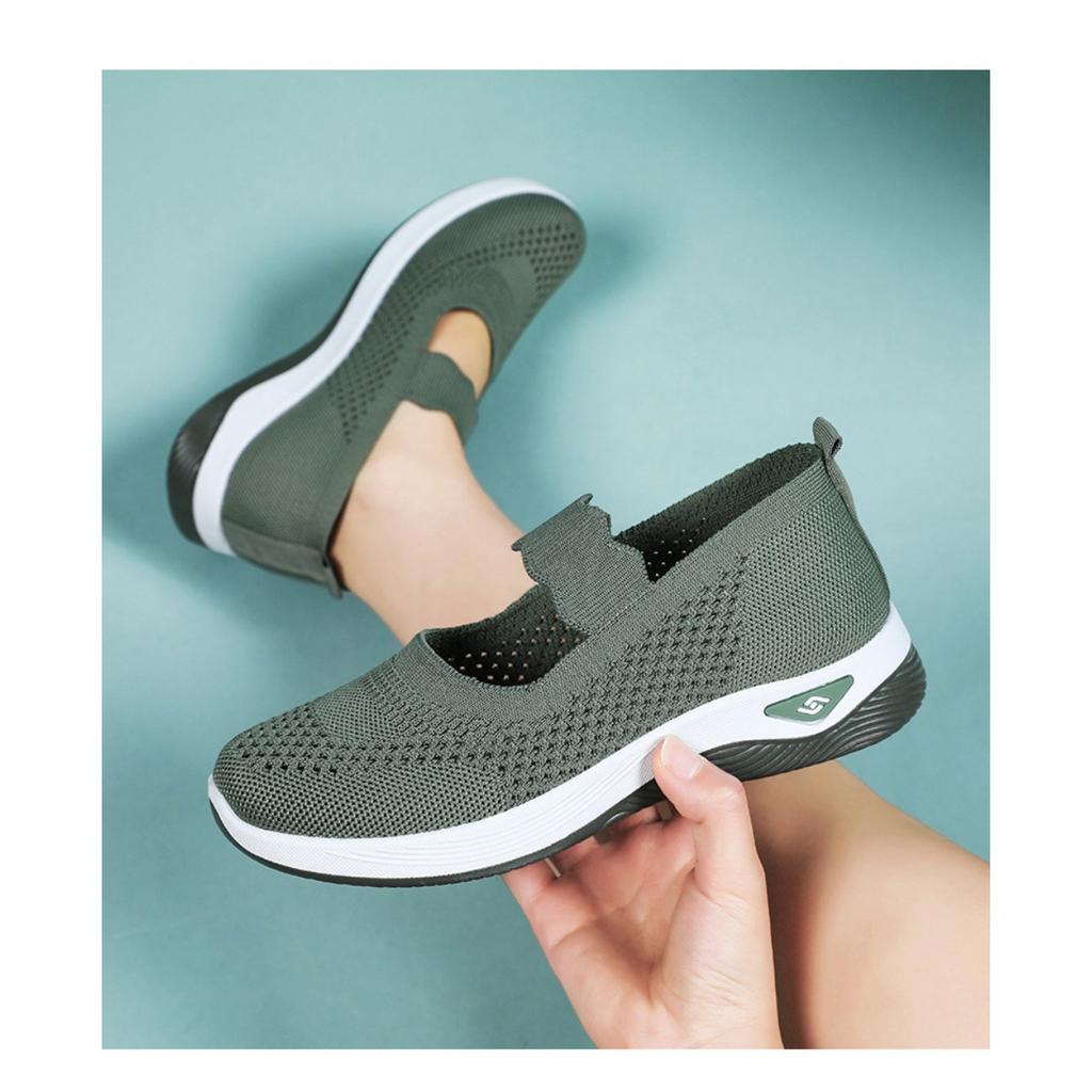 Женская обувь летом, легкие прогулочные туфли из ткани