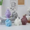 3D Толстая женщина/мужчина Портретная свеча Силиконовая форма DIY Абстрактная скульптура человеческого тела Поделки Гипсовая смола Форма Принадлежности для мыловарения