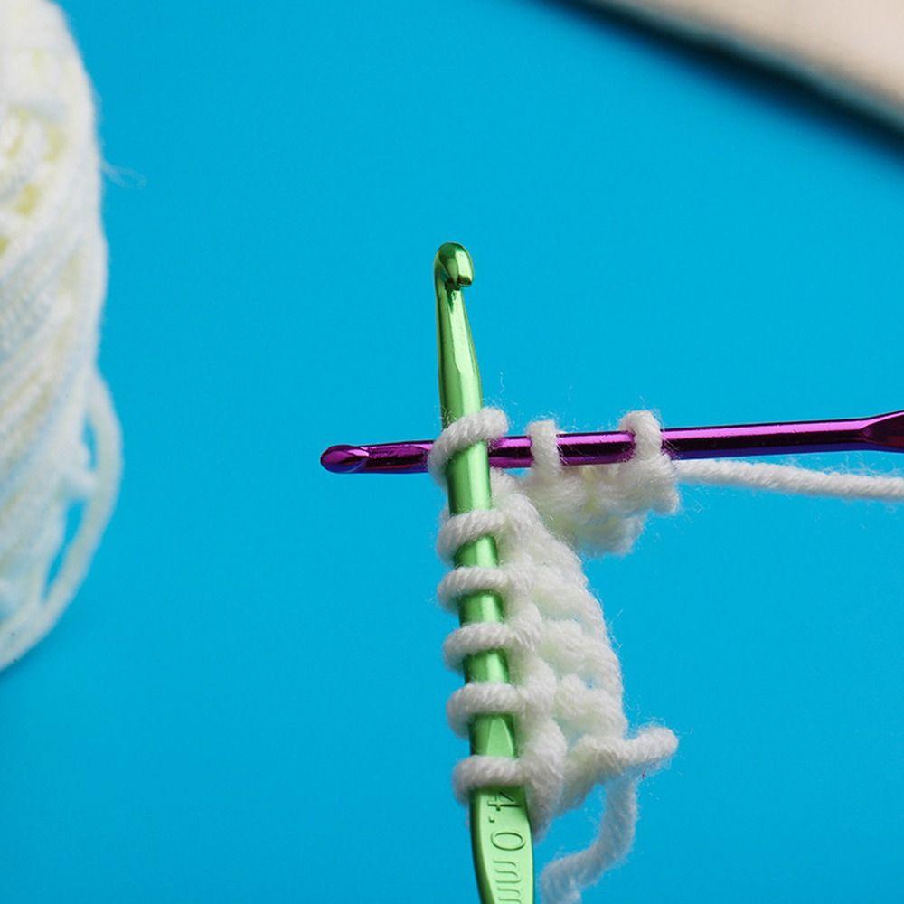 3 шт./набор алюминиевых крючков для вязания случайные цвета спицы для вязания металлические спицы подарок маме