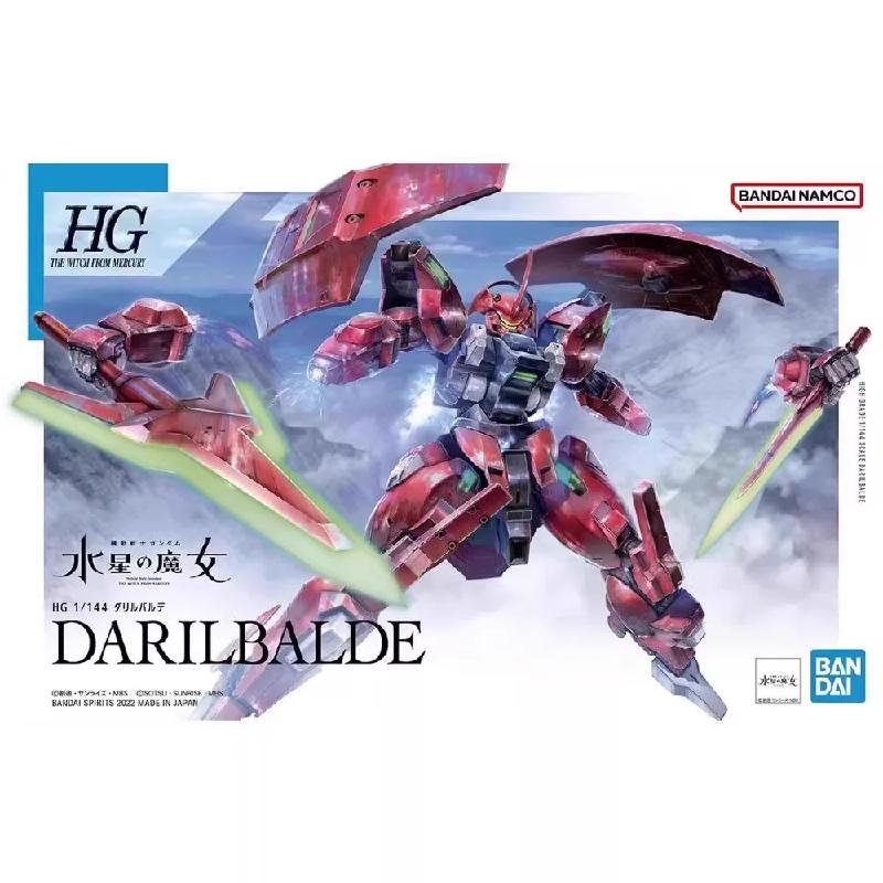 Genuine DARILBALDE HG1/144 Gundam The Witch From Mercury Anime Action Figure Collectible Assembly Model Toy Ornament Gift