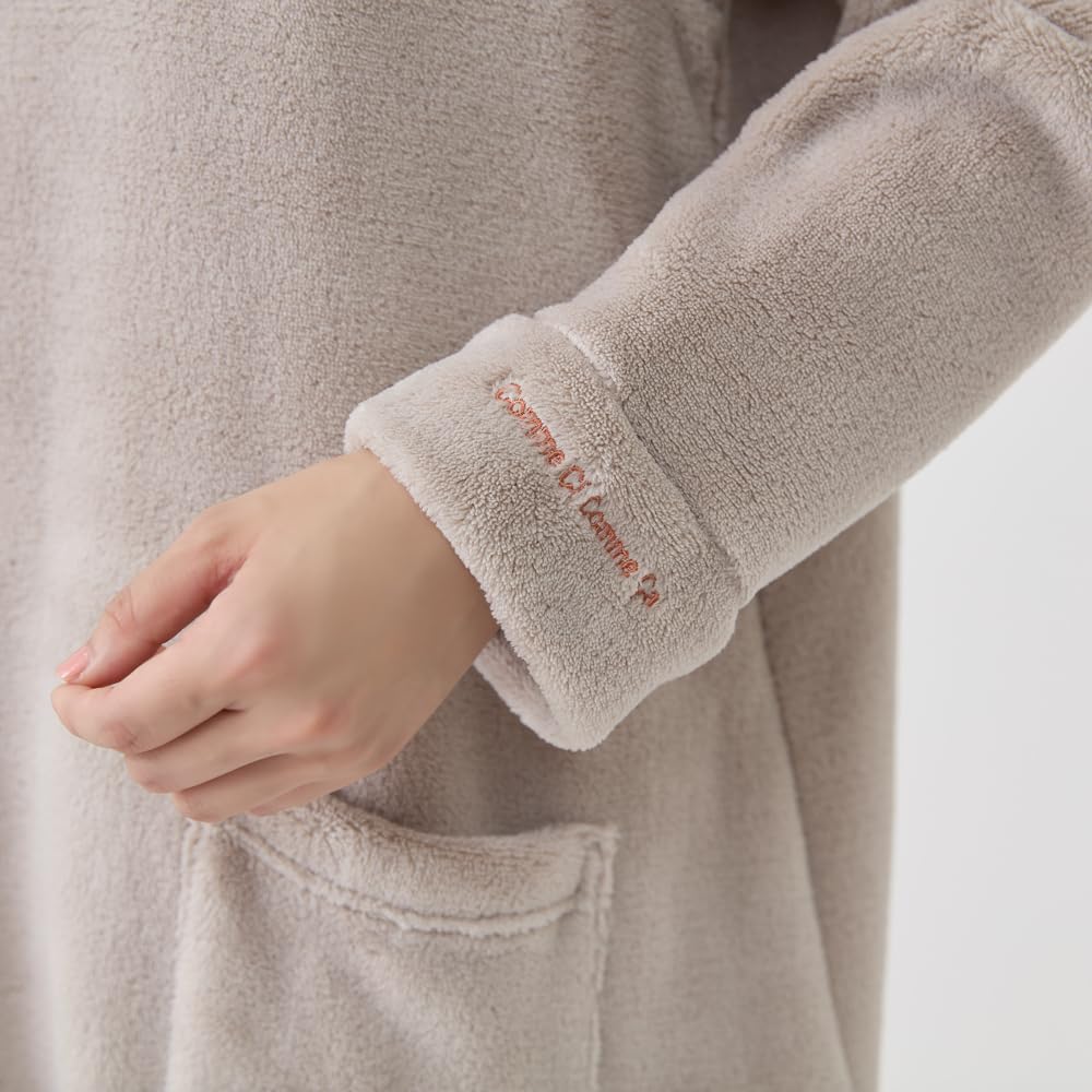 Gunze CI Comme CA Boa Top Women's Long-Sleeved Tunic-Length (MF6064)