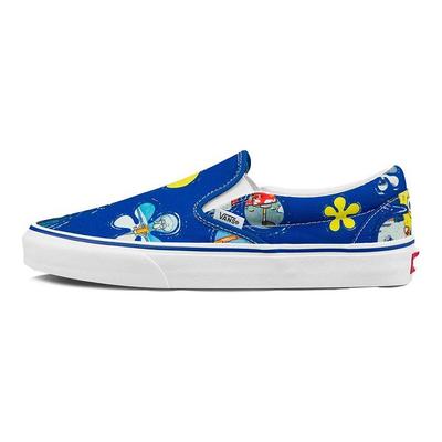 Губка Боб Квадратные Штаны x Classic Slip-On AlohaBob Унисекс Кроссовки Синий Мультиколор VN0A33TBYZ1
