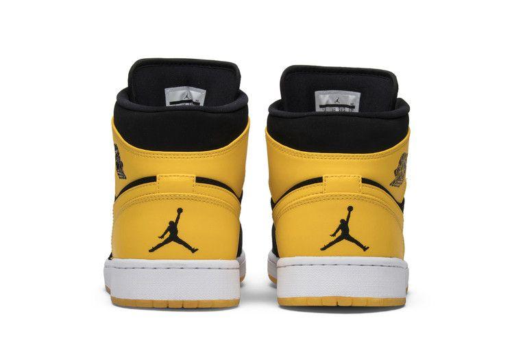 Men's Sneakers Jordan 1 Retro Mid New Love (2017) Black/Varsity Maize-White