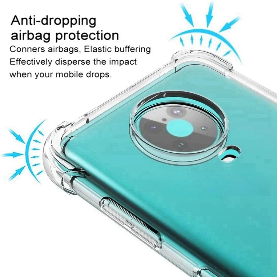 Ударопрочный TPU чехол EUCAGR для Nokia G50 G10 G20 G21 X10 X20 XR20 XR21 C30 C21 Plus G60 X30 5G G42 C10 C12 C32 C22 Защитная крышка