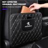 2026 Hot Car Sticker New PU Leather Car Anti-Kick Mats Car Seat Back Protector Cover For Peugeot 206 208 306 307 308 407 408 508