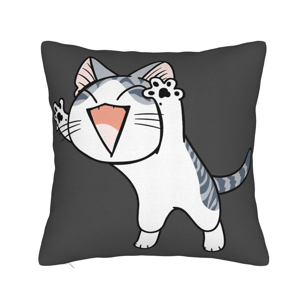 Pillow Cover CChis SSweet HHome Cat Novelty Pillow Case For Sofa Home Decor Pillowcases