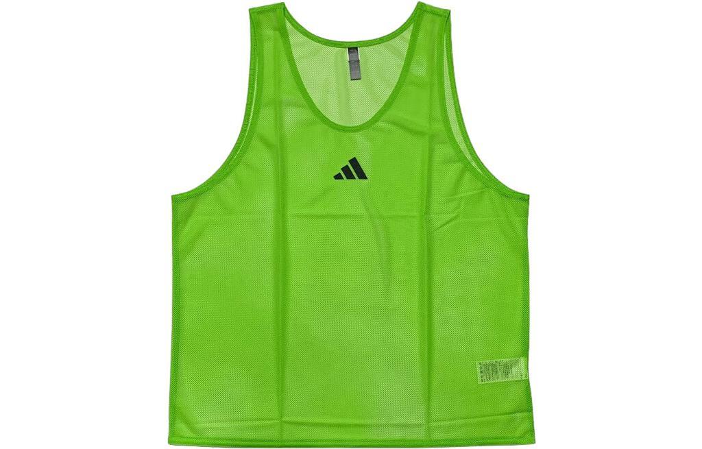 adidas Мужские майки Зеленые С круглым вырезом Тонкие Прямого кроя HP0732