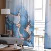 Abstract Marble Watercolor Sheer Curtains For Living Room Kitchen Window Curtains Bedroom Tulle Voile Curtains
