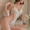 Crotchless Body Sexy Lingerie Lace Women's Underwear Open Crotch Transparent Porn Bodysuit Exotic Open Bra Erotic Outfit For Sex