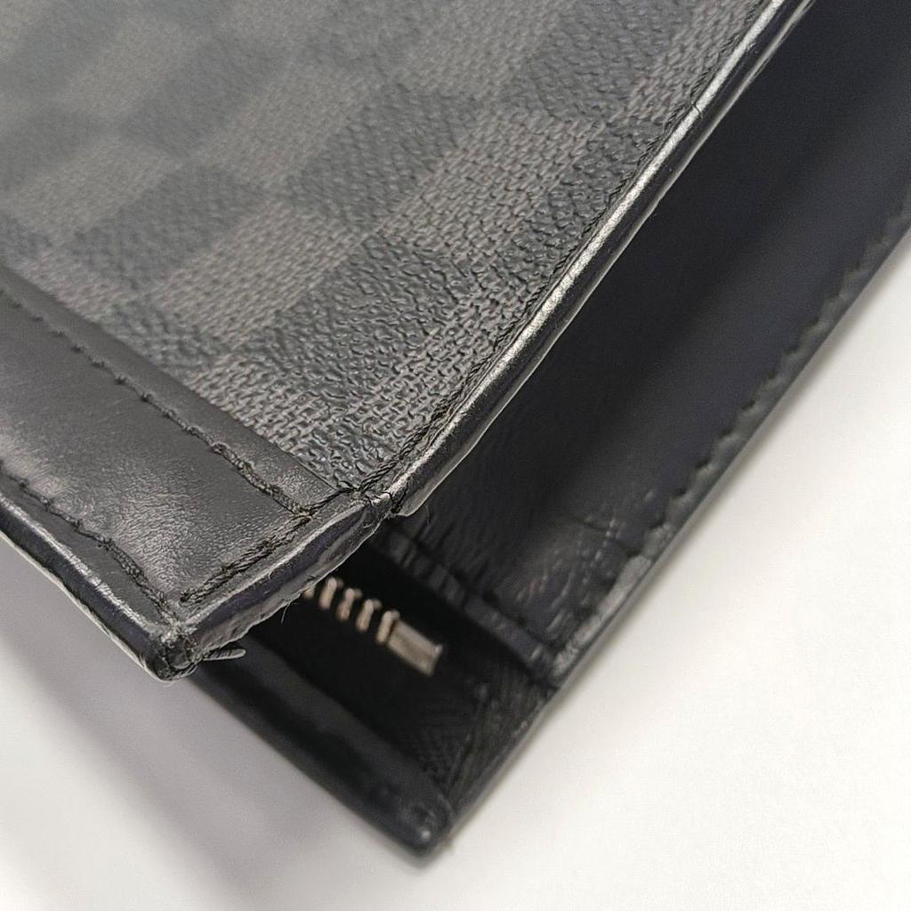[Pre-Owned] Louis Vuitton Pochette Voyage MM 'Black Damier Graphite Canvas' - Very Good #UHV6FL