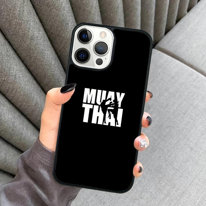 Чехол для телефона Kickboxing Fight Muay Thai для iPhone 17 Air 16 16e 15 13 14 Pro Max 11 12 Plus 2022 MAX Защитный чехол coque