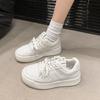 Internet Celebrity White Shoes Women's 2025 Spring and Autumn Explosion Niche Heightening Sports Board Shoes Versatile Casual Student Shoes Ins Tide
