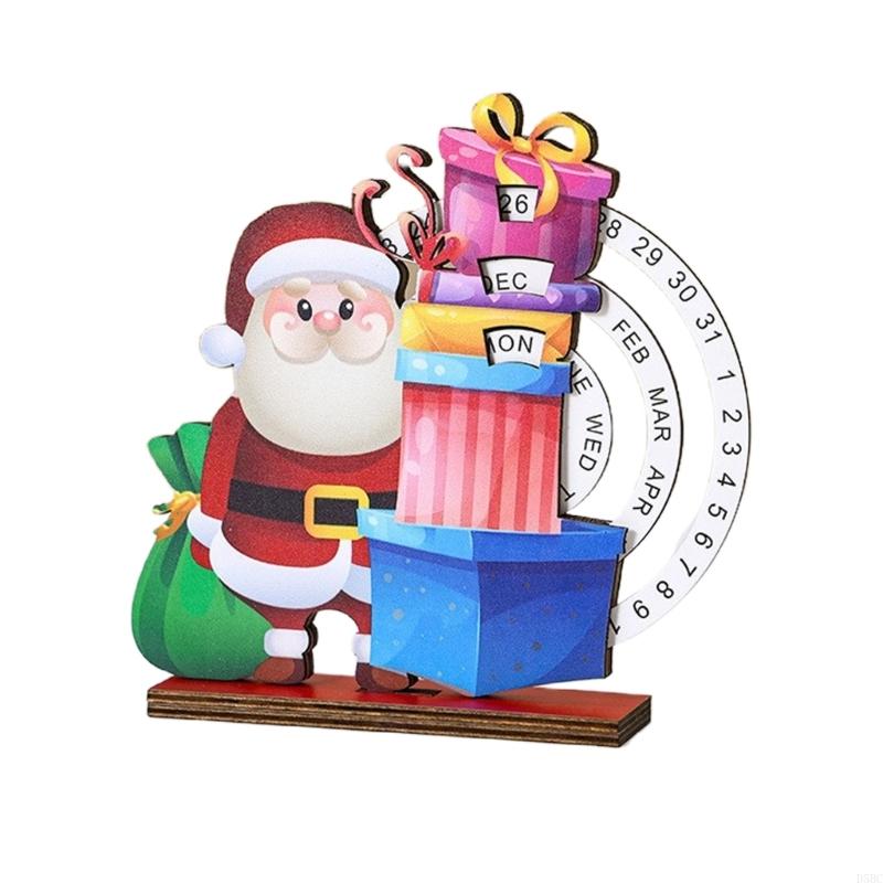 Permanent Oaken Christmas Clock Calendar Toss Number Hurdles Arrival Deck For Telecommute Decoration