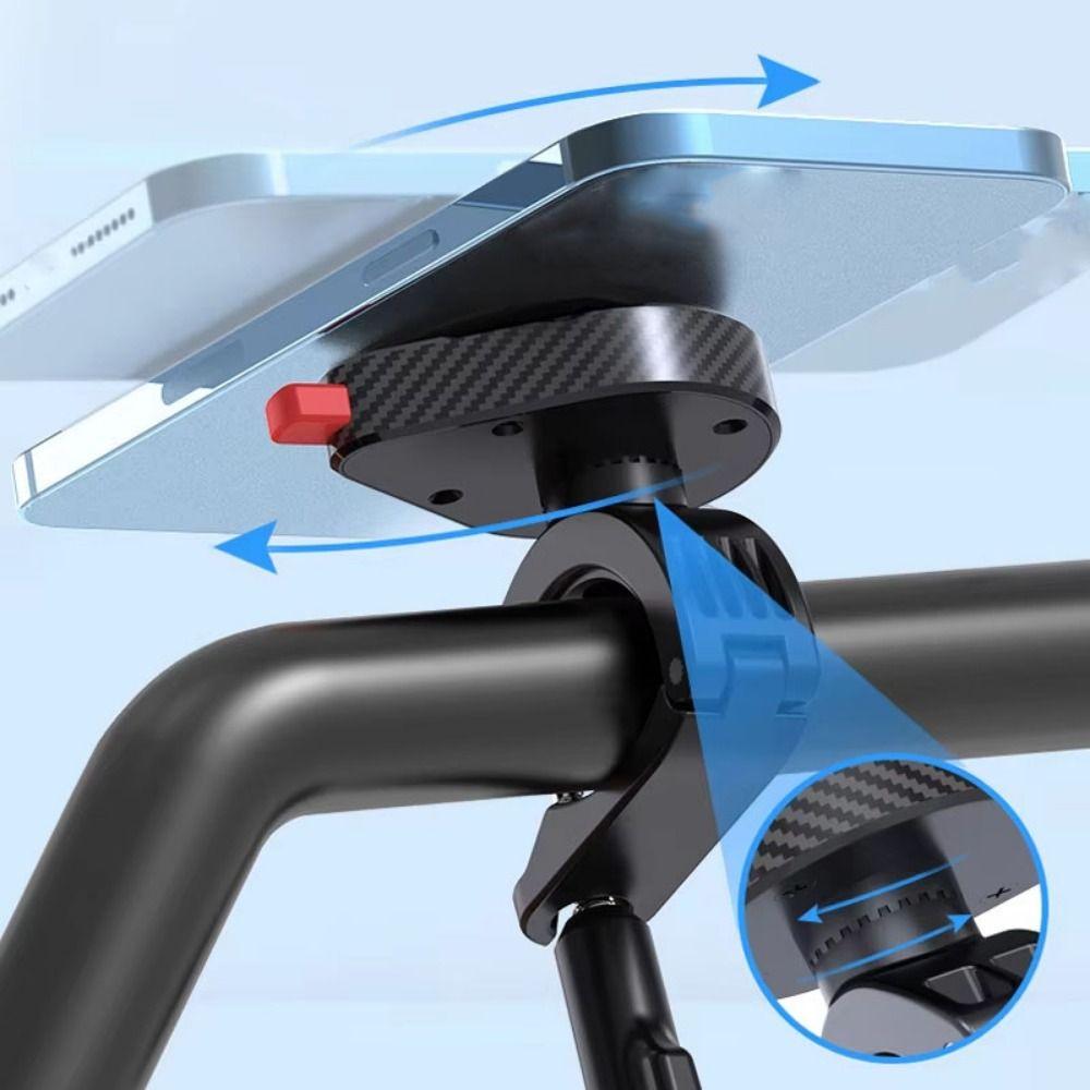 Bracket Holder Motorcycle Phone Holder Quick Lock Bike Phone Holder Cellphone Stand