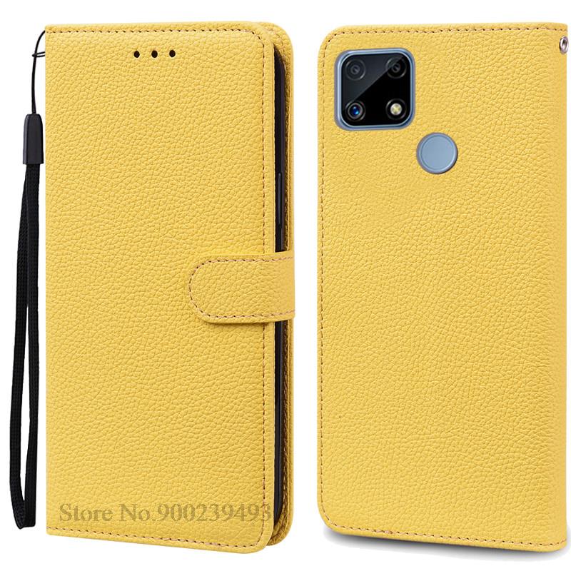 Чехол RealmeC25 C25 s C25 Y, силиконовый кожаный чехол-кошелек для OPPO Realme C25, чехол C25S Fundas для Realme C25Y, чехол Fundas