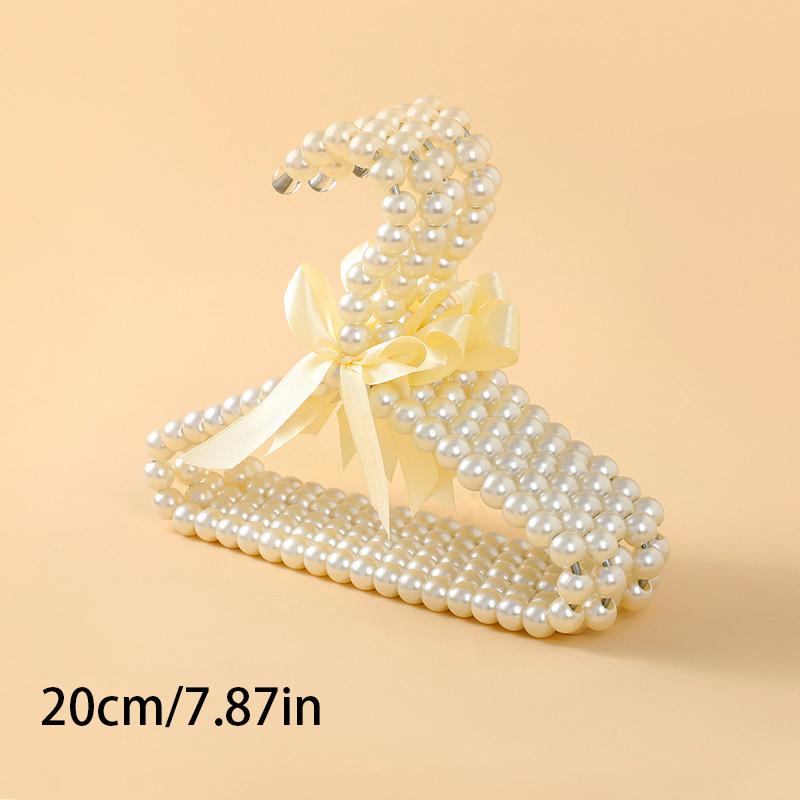 5 шт. стильная вешалка для одежды для домашних животных с искусственным жемчугом 20/25/30 см маленькая вешалка для одежды с жемчугом