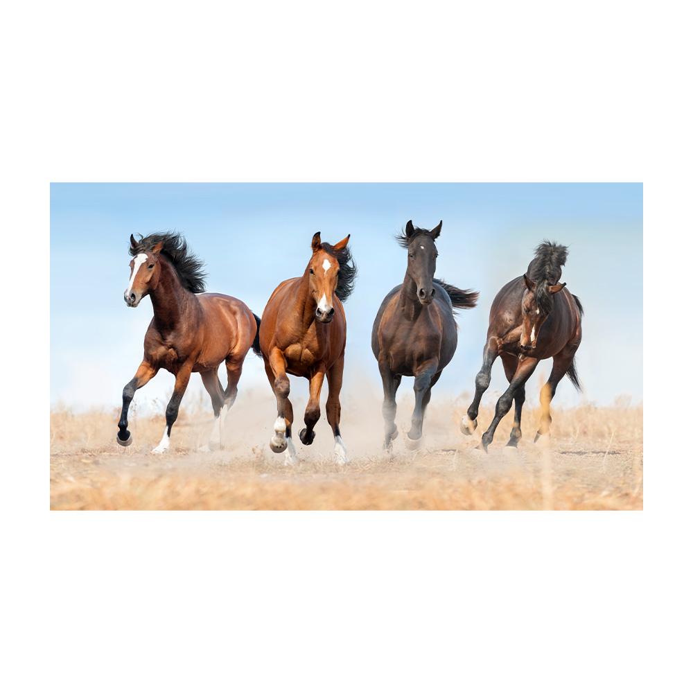 Modern Galloping Horses Landscape Canvas Painting Posters and Prints Wall Art Picture for Living Office Room Bedroom Home Decorating