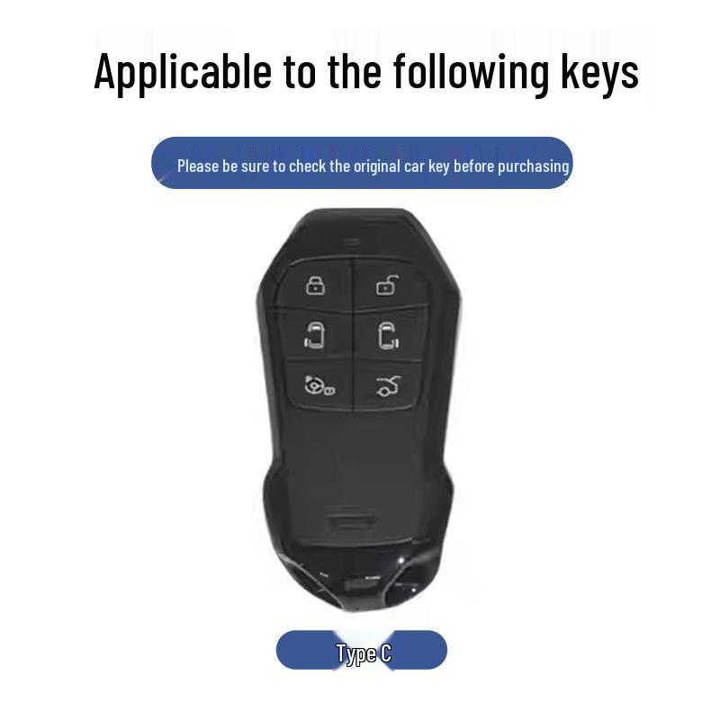 Xiaopeng X9 2024 Дальнобойный чехол для ключей с усиленной металлической защитой корпуса