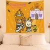 Cute Bear Cartoon Decorative Tapestry Home Wall Decoration Office Living Room Tapestry