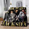 MJ 29 New Michael Jackson Pop Star King Blanket Soft Throw Blanket Home Bedroom Bed Sofa Travel Office KidsCover Custom blankets