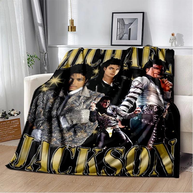 MJ 29 New Michael Jackson Pop Star King Blanket Soft Throw Blanket Home Bedroom Bed Sofa Travel Office KidsCover Custom blankets