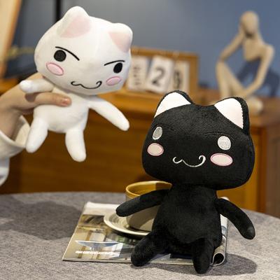 Черная кошка плюшевая игрушка мягкие котята милые животные кукла для девочек Peluche детский подарок на день рождения