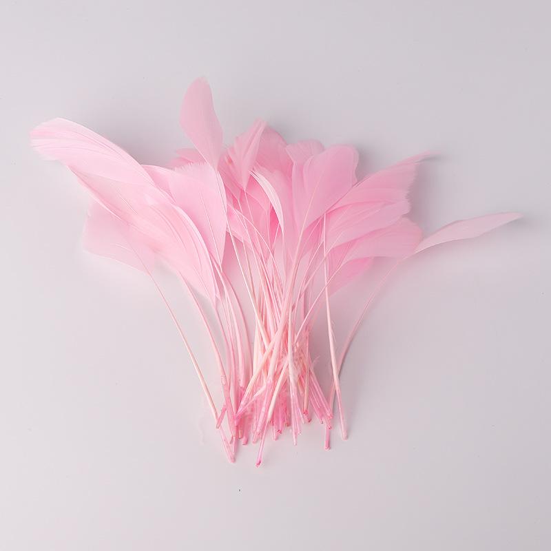 50Pcs22 Colors Optional Diy Handmade Feather Color Torn Large Floating Feather Goose Feather Jewelry Accessories Craft Decoration Materials