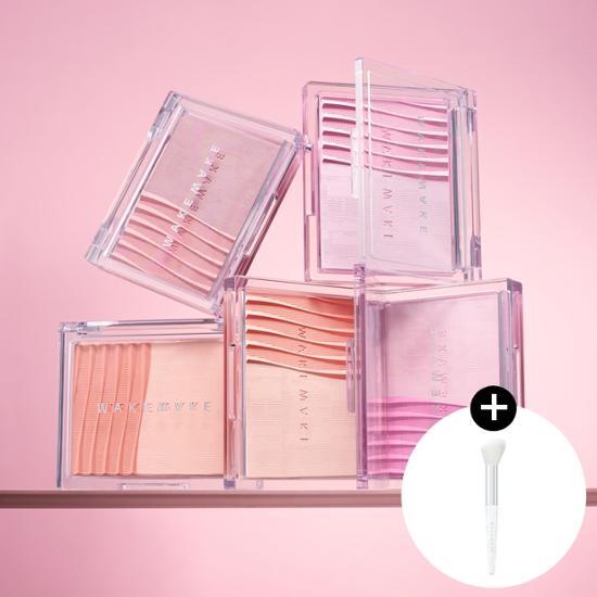 Wakemake Sheer Layering Dual Blusher 7COLOR (plan/single item),Korean Cosmetics, KPOP