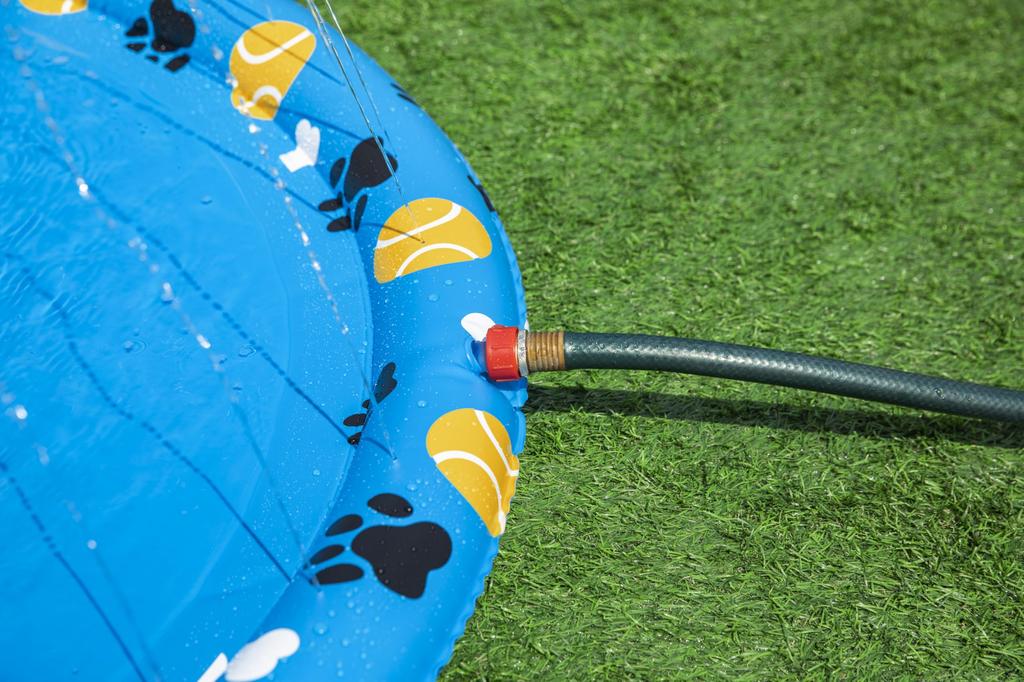 Bestway Dog Splash Pad, Sprinkler Mat, Non-Slip Sprinkler Pad for Dogs, Dog Pool, Splash Play